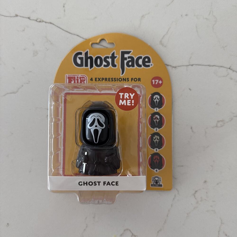 CultureFly Ghost Face Flip'ems Figure Scream Horror Collectible 4 Expressions
